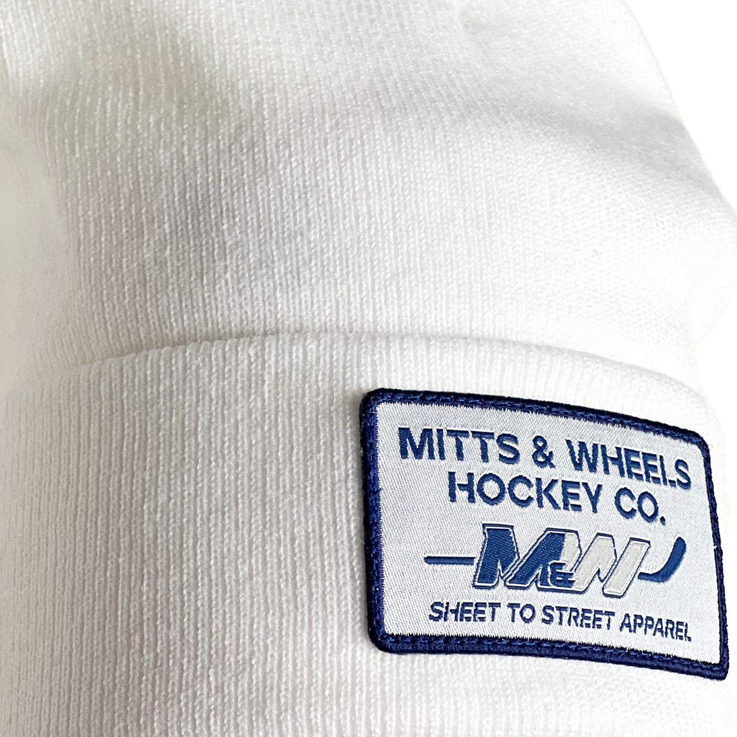 White, Gelante Unisex Winter Beanie from Mitts & Wheels Hockey Co.