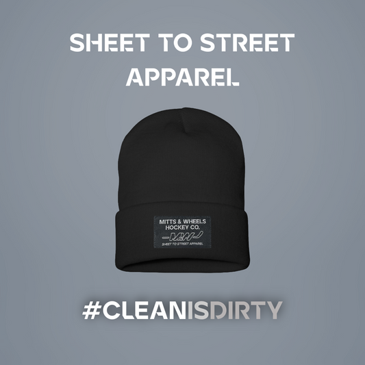 Black, Gelante Unisex Winter Beanie from Mitts & Wheels Hockey Co.